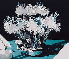 Teal Anniversary Centerpiece