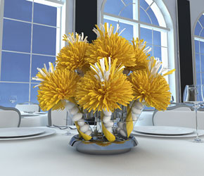 Yellow Centerpiece