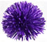 Metallic Purple Pompom