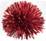 Metallic Red Pompom