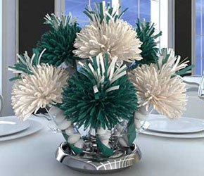 Teal Centerpiece