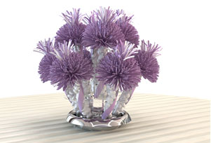 Lavender Shower Centerpiece