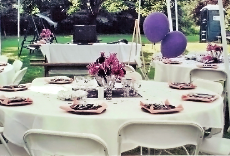 Purple Themed Outdoor Party